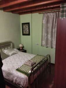 habitacion de color verde inmobicasasbullas